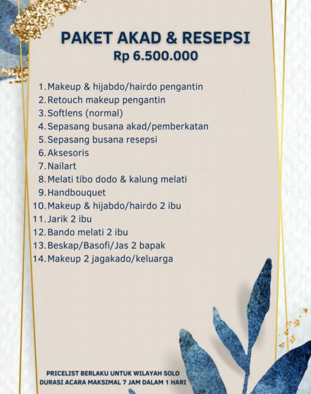 Foto vendor MUA Berty MUA Paket Paket Akad dan Resepsi 