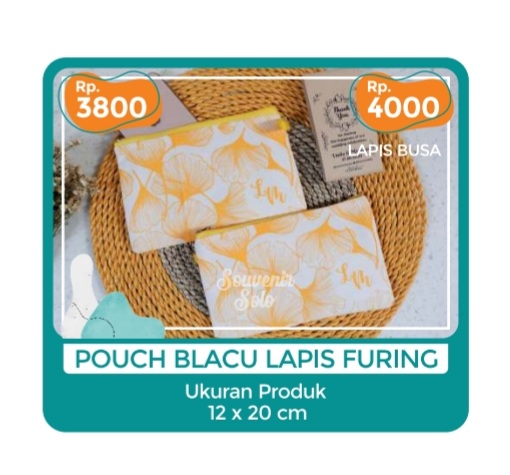 Foto vendor SOUVENIR SOUVENIR SOLO Paket Pouch Blacu Lapis Busa