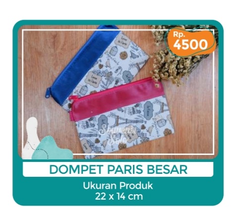 Foto vendor SOUVENIR SOUVENIR SOLO Paket Dompet Paris Besar