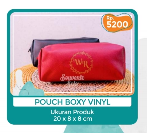 Foto vendor SOUVENIR SOUVENIR SOLO Paket Pouch Boxy Vinyl