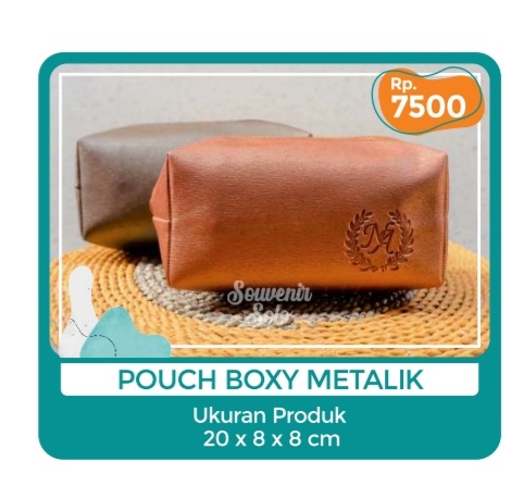 Foto vendor SOUVENIR SOUVENIR SOLO Paket Pouch Boxy Metalik
