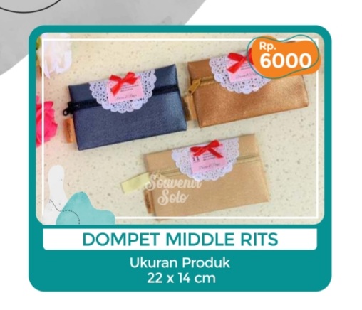 Foto vendor SOUVENIR SOUVENIR SOLO Paket Dompet Middle Rits