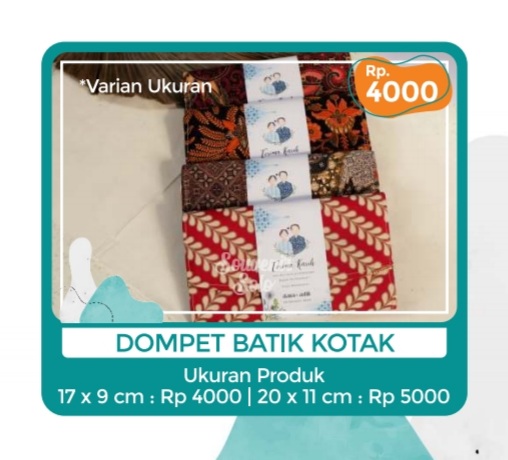 Foto vendor SOUVENIR SOUVENIR SOLO Paket Dompet Batik Kotak