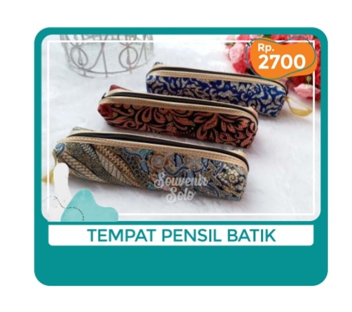 Foto vendor SOUVENIR SOUVENIR SOLO Paket Tempat Pensil Batik