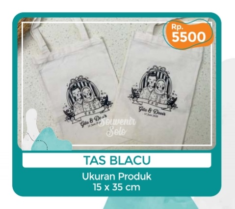 Foto vendor SOUVENIR SOUVENIR SOLO Paket Tas Blacu