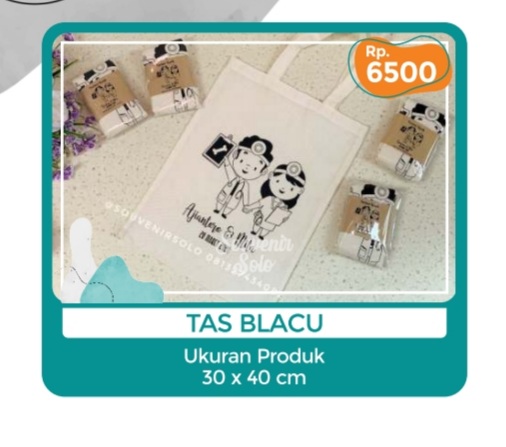 Foto vendor SOUVENIR SOUVENIR SOLO Paket Tas Blacu