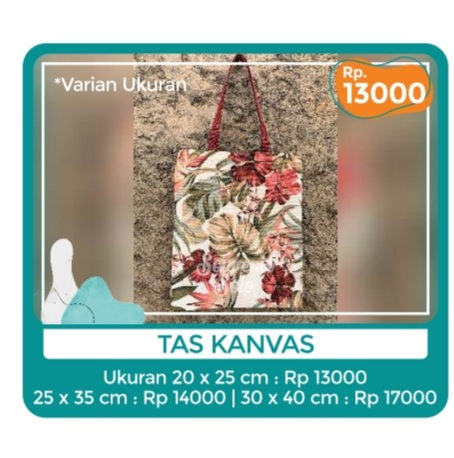 Foto vendor SOUVENIR SOUVENIR SOLO Paket Tas Kanvas