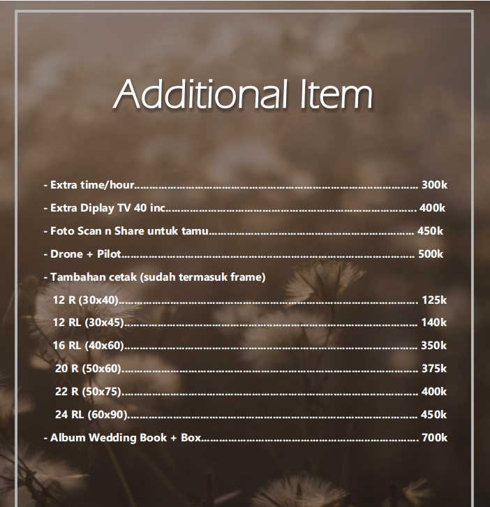 Foto vendor FOTO Tsanis Photography Paket Add On 