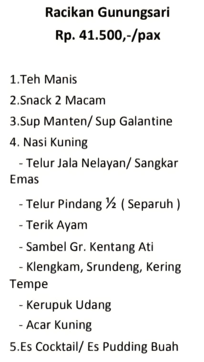 Foto vendor KATERING Chili Pari Catering Paket Paket Gunungsari 