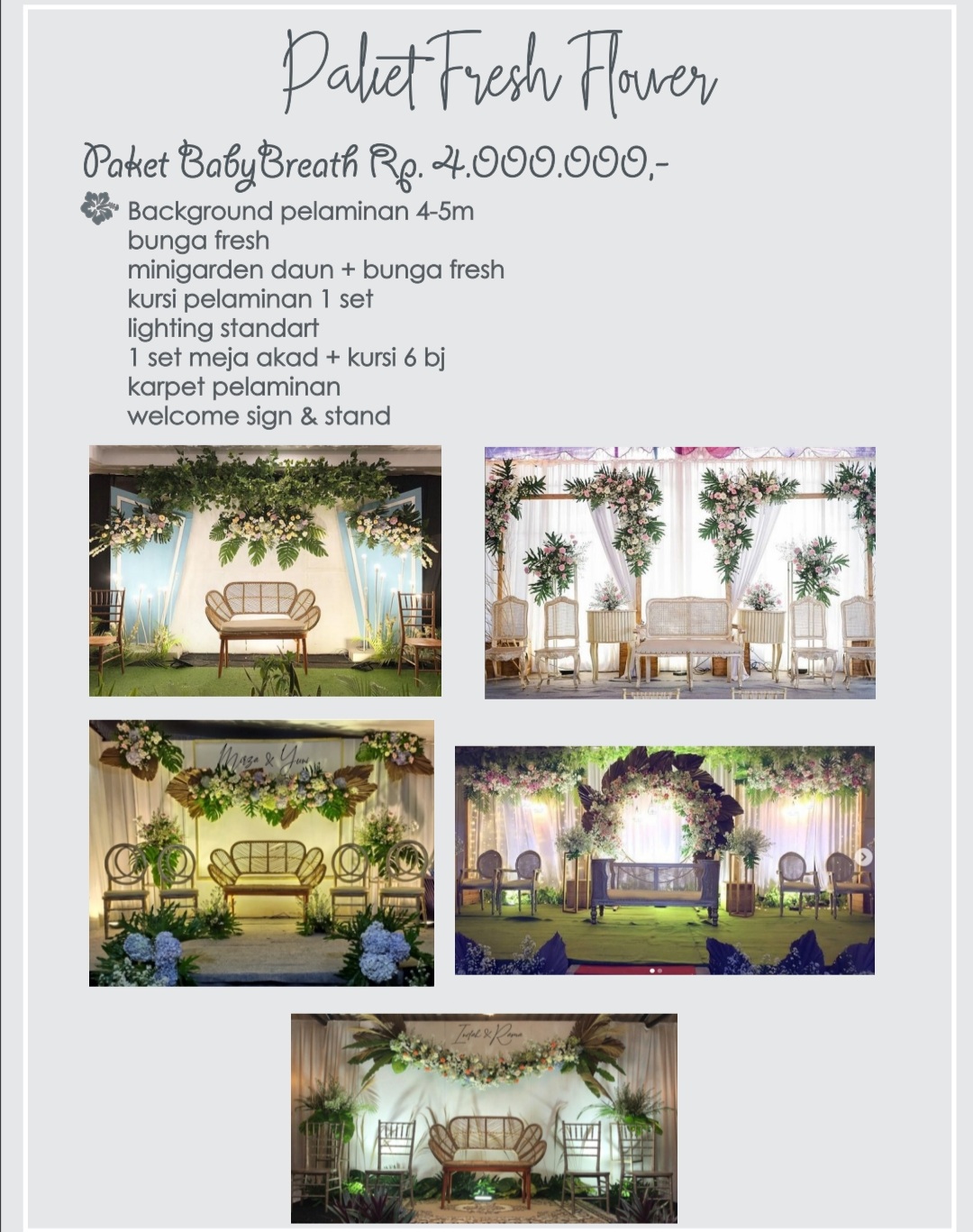 Foto vendor DEKORASI Madana Dekorasi Paket Paket Baby Breath 