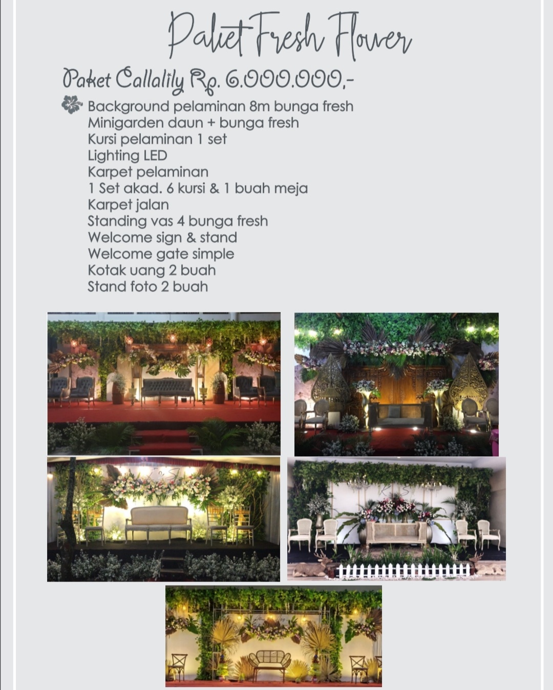 Foto vendor DEKORASI Madana Dekorasi Paket Paket Callalily 