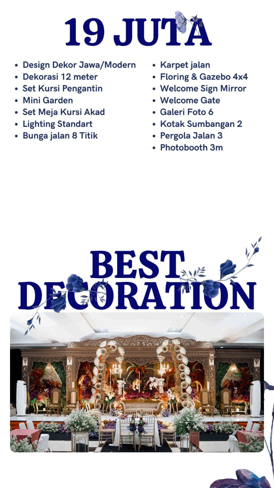 Foto vendor DEKORASI dnddecoration Paket Paket 19 jt - 2026 