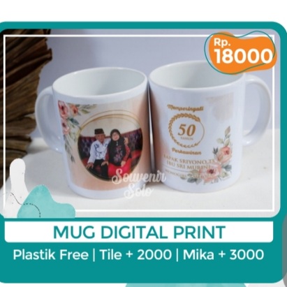 Foto vendor SOUVENIR SOUVENIR SOLO Paket Mug Digital Print
