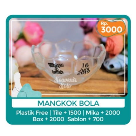 Foto vendor SOUVENIR SOUVENIR SOLO Paket Mangkok Bola