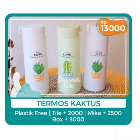 Foto vendor SOUVENIR SOUVENIR SOLO Paket Termos Kaktus
