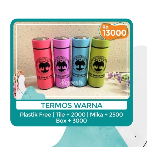 Foto vendor SOUVENIR SOUVENIR SOLO Paket Termos Warna
