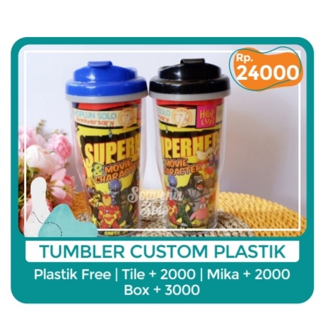 Foto vendor SOUVENIR SOUVENIR SOLO Paket Tumbler Custom Plastik
