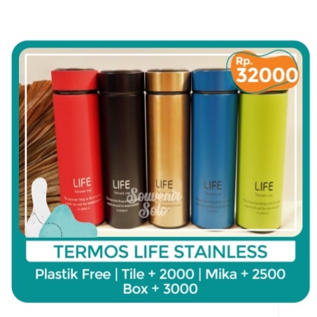 Foto vendor SOUVENIR SOUVENIR SOLO Paket Termos Life Stainless