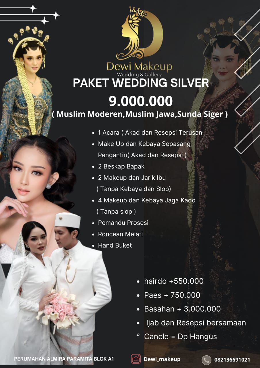 Foto vendor MUA dewi makeup Paket Wedding - Silver (2026) 