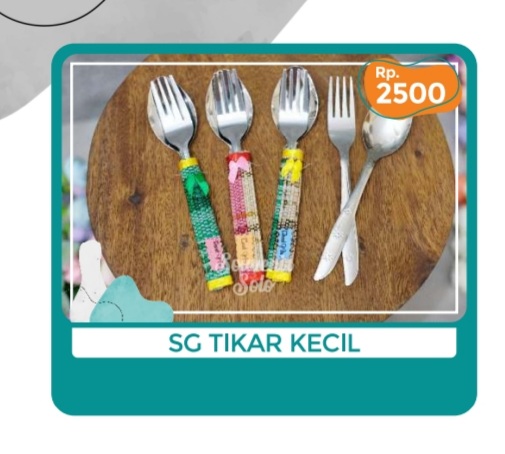 Foto vendor SOUVENIR SOUVENIR SOLO Paket Sendok Garpu Tikar Kecil