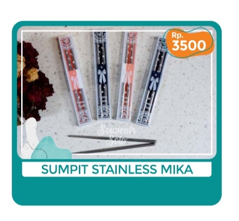 Foto vendor SOUVENIR SOUVENIR SOLO Paket Sumpit Stainless Mika