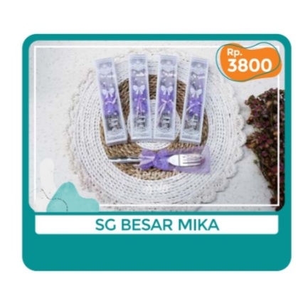 Foto vendor SOUVENIR SOUVENIR SOLO Paket Sendok Garpu Besar Mika