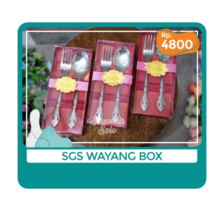 Foto vendor SOUVENIR SOUVENIR SOLO Paket Sendok Garpu Wayang Box