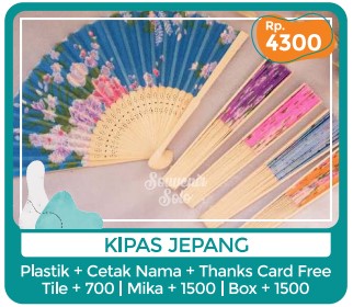 Foto vendor SOUVENIR SOUVENIR SOLO Paket Kipas Jepang 