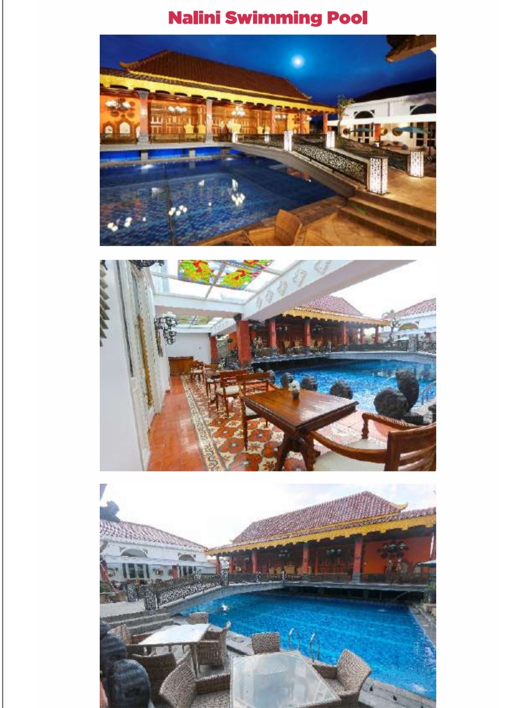 Foto vendor VENUE Ramada Suites Solo Paket Nalini Swimming Pool 