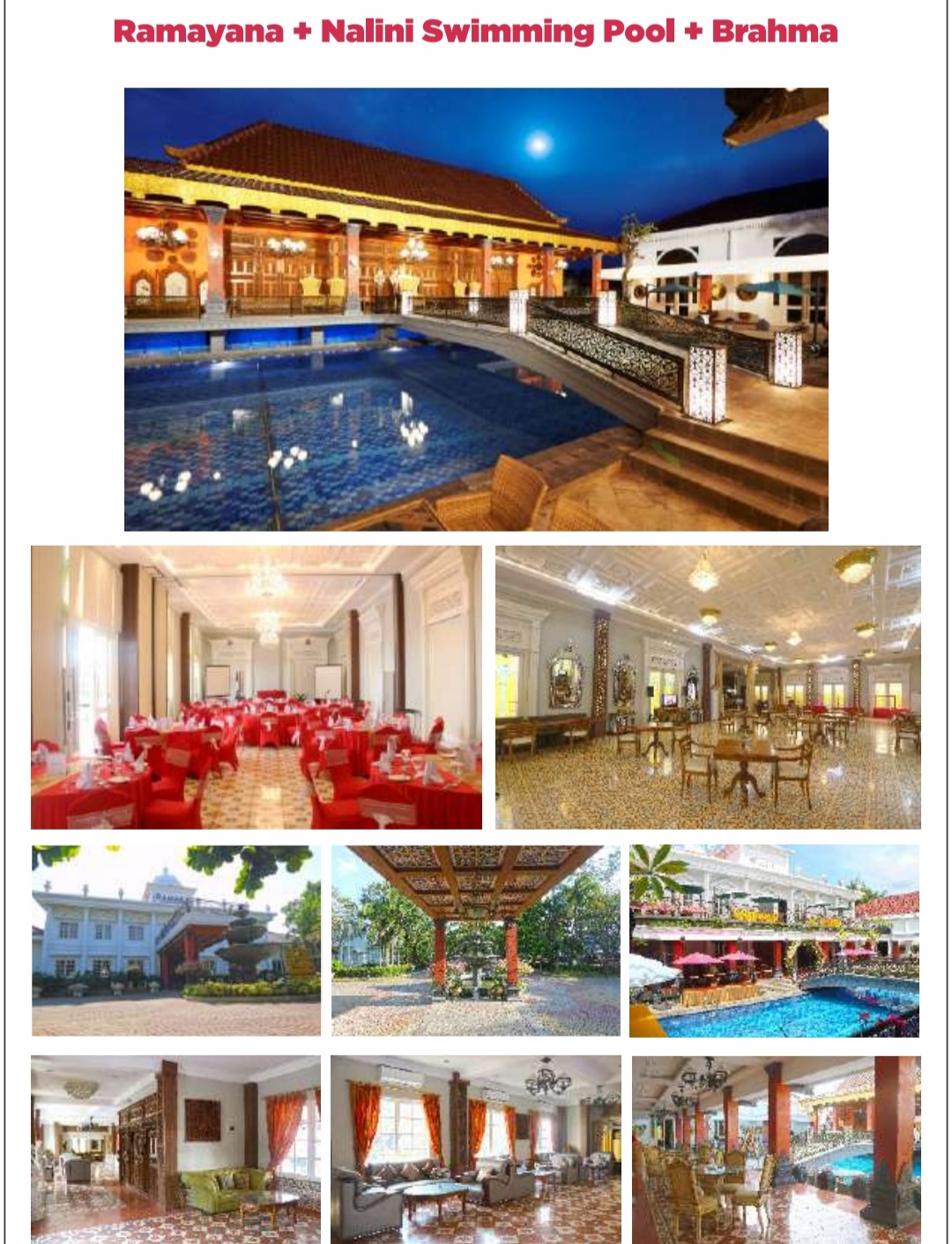 Foto vendor VENUE Ramada Suites Solo Paket Ramayana + Nalini + Brahma 