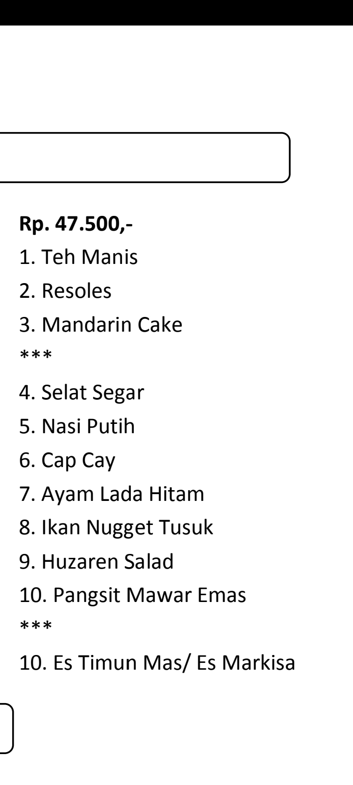 Foto vendor KATERING Chili Pari Catering Paket Racikan Spesial Nasi Gudeg 