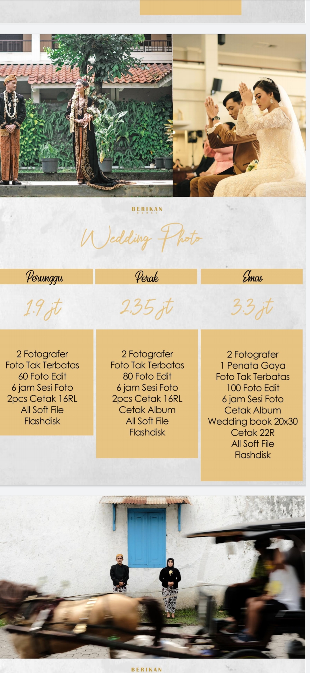 Foto vendor FOTO Berikan Momen Paket Paket Foto Wedding Perak 