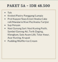 Foto vendor KATERING Kusuma Sari Catering Paket Paket 5A - RACIKAN
