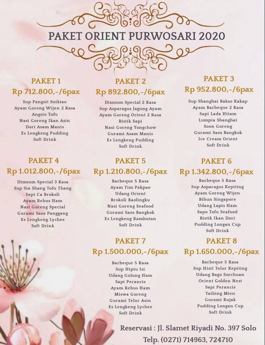 Foto vendor VENUE Orient  Paket Paket 3 
