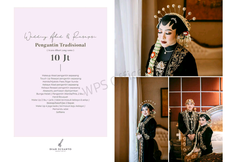 Foto vendor MUA Diah Susanto Paket Akad Resepsi Tradisional 